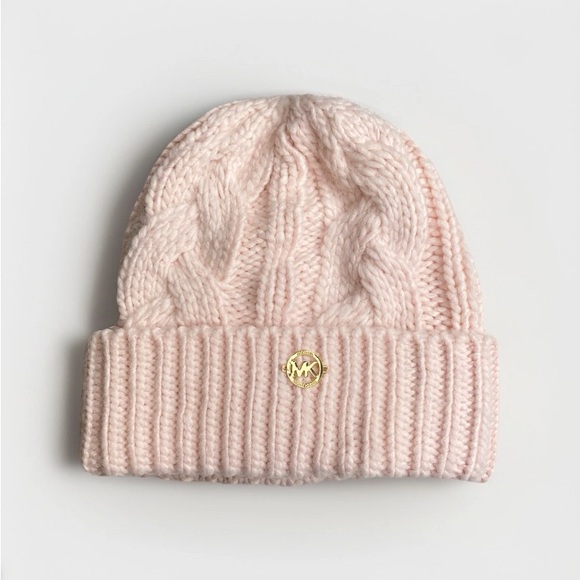 Michael Kors Pink Knit Beanie - Picture 1 of 3